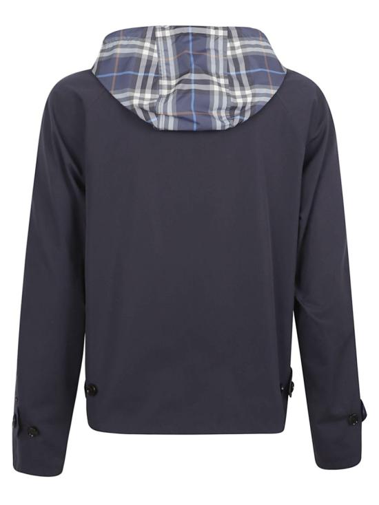 26SS 버버리 리버시블 체크 코튼 자켓 8118012 C4008 Black - BURBERRY