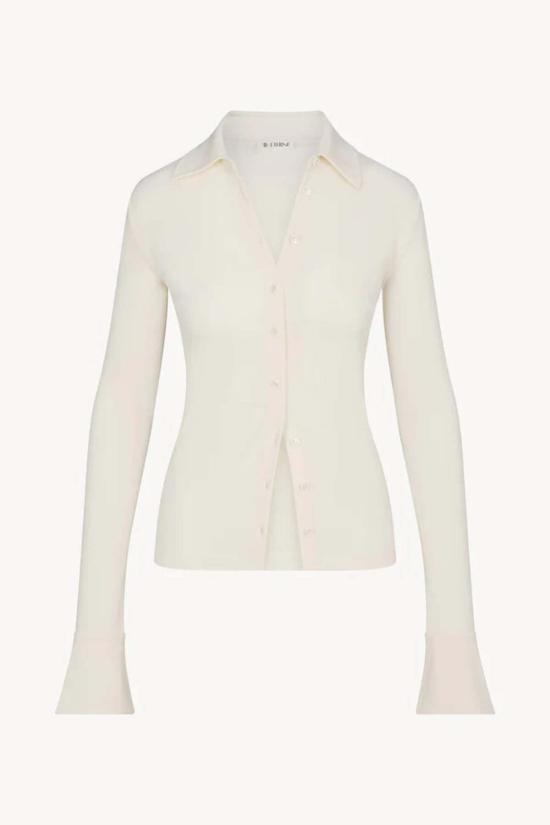  에태르네 블라우스 에테르네 찰리 탑 아이보리 - ETERNE