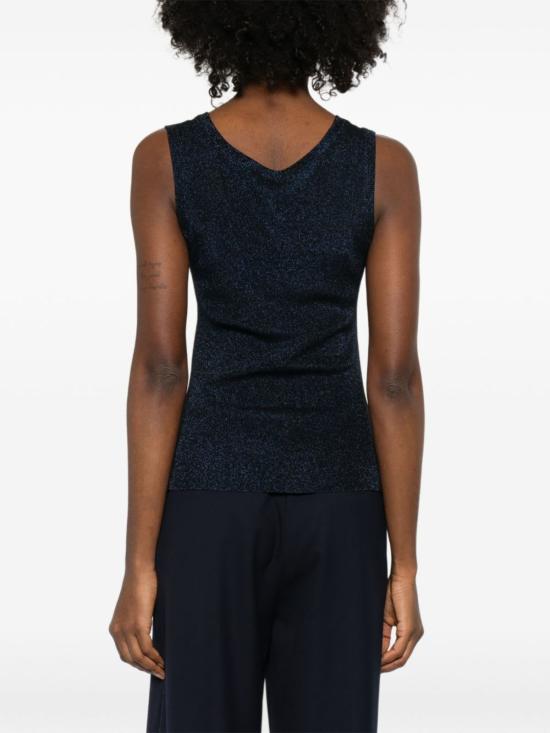  파비아나 필리피 민소매 티셔츠 Fabiana Filippi 탱크 탑 블루 - FABIANA FILIPPI