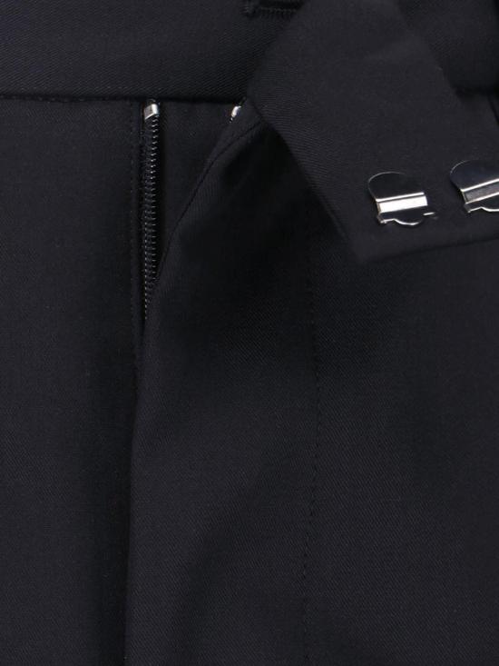  비비안웨스트우드 스트레이트 팬츠 비비안 웨스트우드 버진 울 부츠컷 팬츠 블랙 - VIVIENNE WESTWOOD