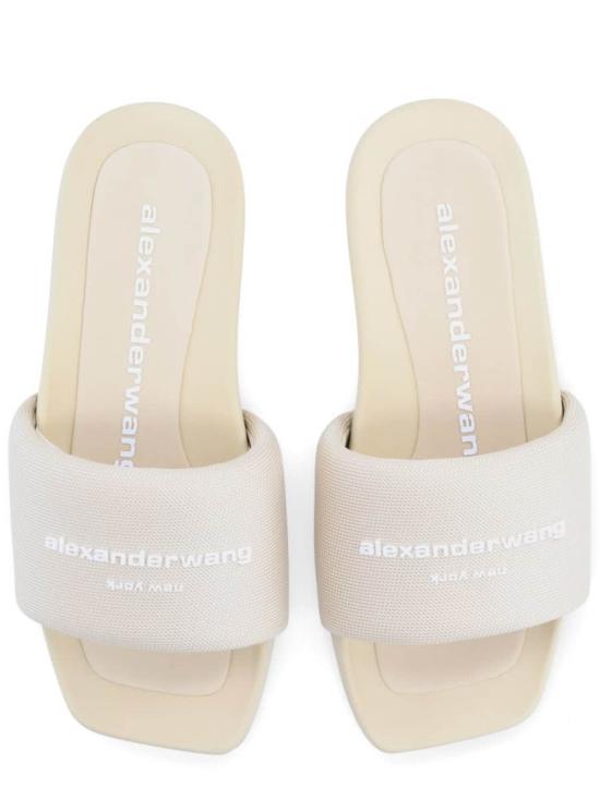  알렉산더 왕 뮬/슬리퍼 슬립온 슬리퍼 플랫 슈즈 파우더 - ALEXANDER WANG