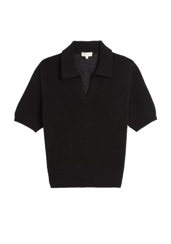  데미리 뉴욕 반팔 티셔츠 데밀리 크리스 블랙 코튼 탑