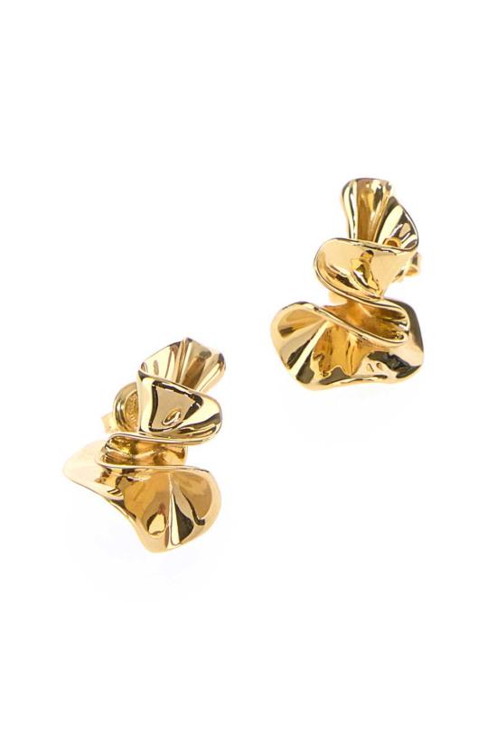  보테가베네타 이어링 보테가 베네타 골드 실버 아네모네 스몰  옐로우 골드 - BOTTEGA VENETA