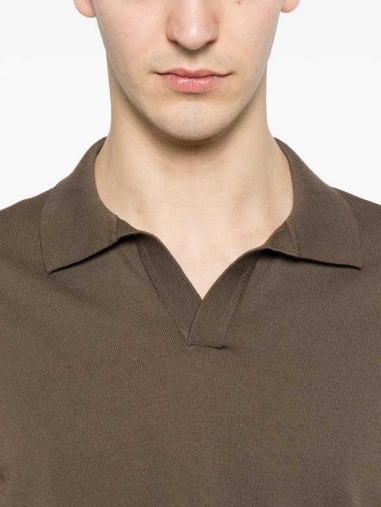 26SS 딸리아토레 폴로 티셔츠 KEITHGSE2601 146 Brown - TAGLIATORE