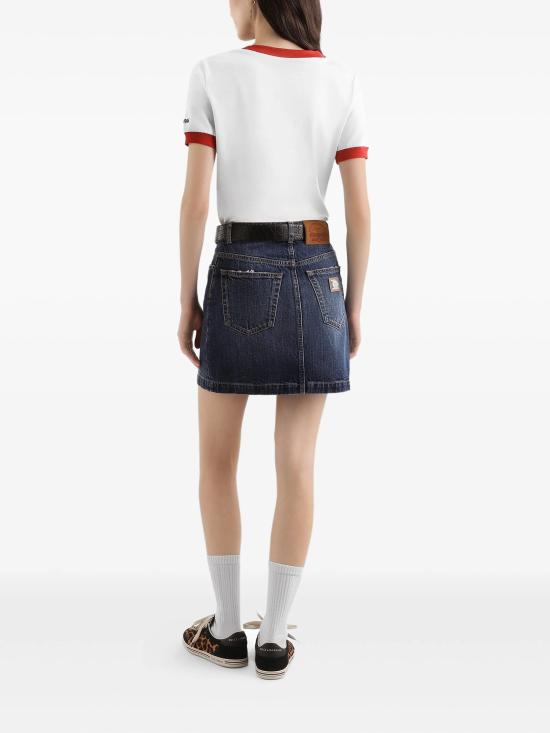 26SS 돌체앤가바나 반팔 티셔츠 F8N08TGDDNG W0001 White - DOLCE & GABBANA