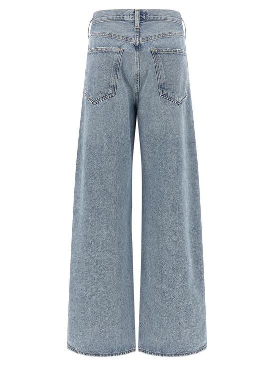  에이골디 데님 팬츠 아골드 로우 커브 진 라이트 블루 - AGOLDE