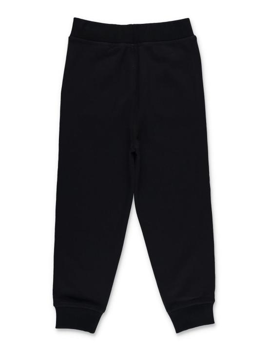  [키즈] 버버리 트레이닝/조거 팬츠 키즈 코튼 조깅  블랙 - BURBERRY
