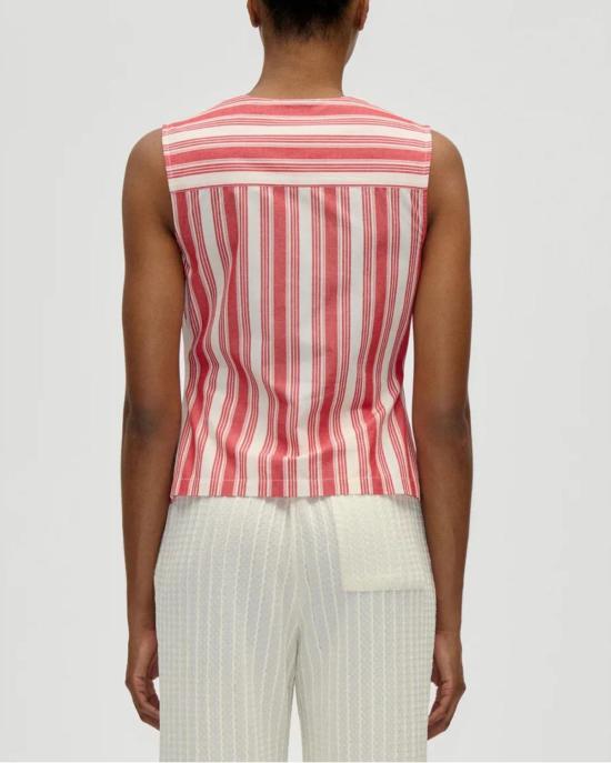  스티네 고야 베스트 스틴 고야 타이 프론트  탑 레드 - STINE GOYA