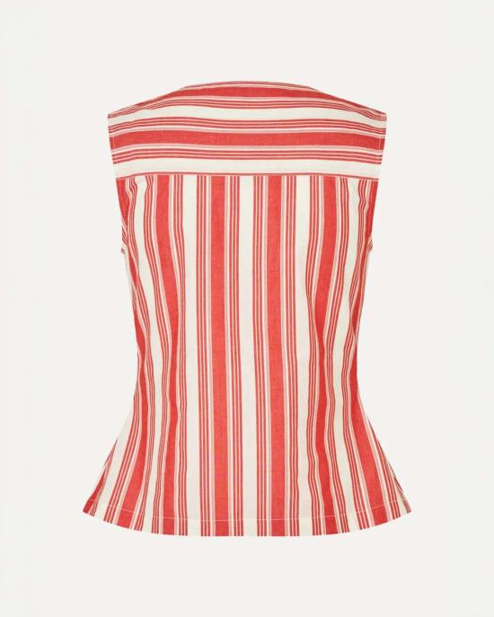  스티네 고야 베스트 스틴 고야 타이 프론트  탑 레드 - STINE GOYA