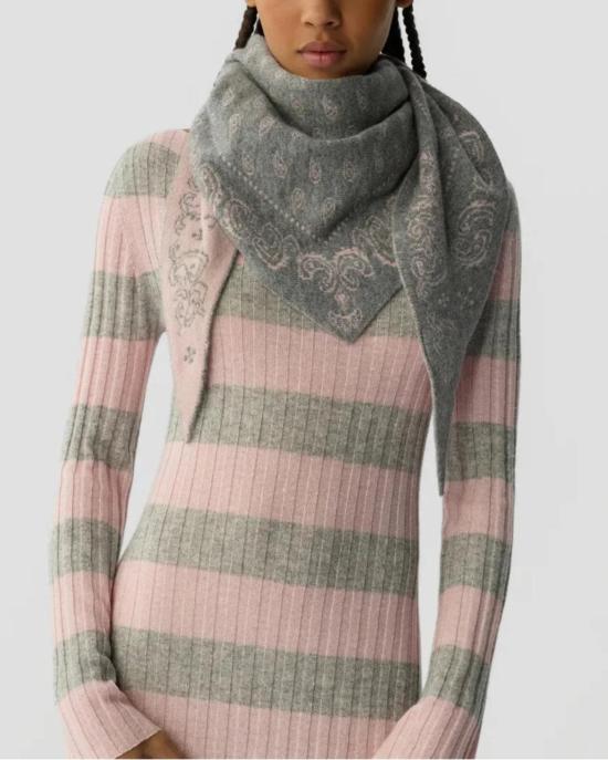  게스트 인 레지던스 머플러/스카프 와일드 래그 스카프 헤더/핑크 - GUEST IN RESIDENCE