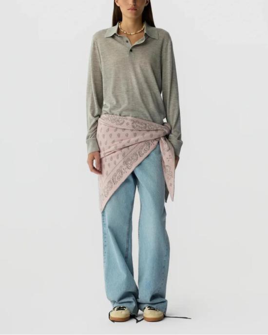  게스트 인 레지던스 머플러/스카프 와일드 래그 스카프 헤더/핑크 - GUEST IN RESIDENCE