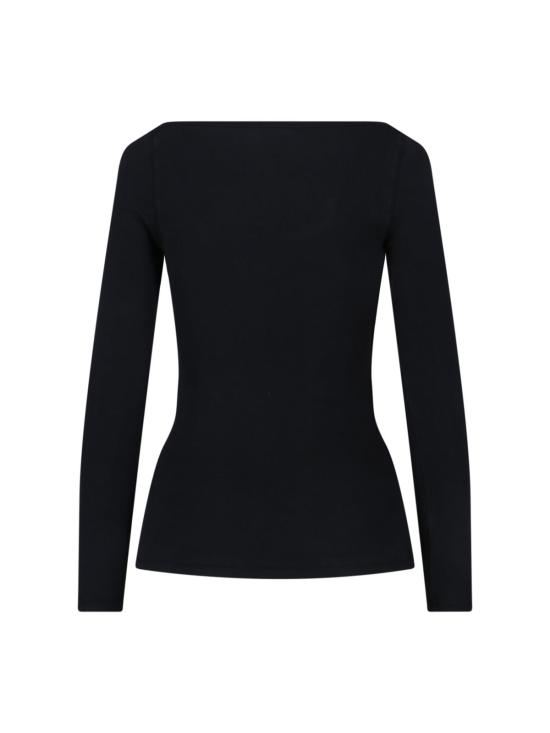  디젤 긴팔 티셔츠 T 발 오드 티 블랙 - DIESEL