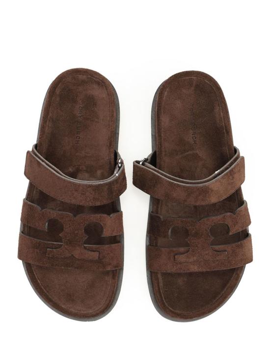  토리버치 뮬/슬리퍼 이네스 스포츠 슬라이더 샌들 브라운 - TORY BURCH