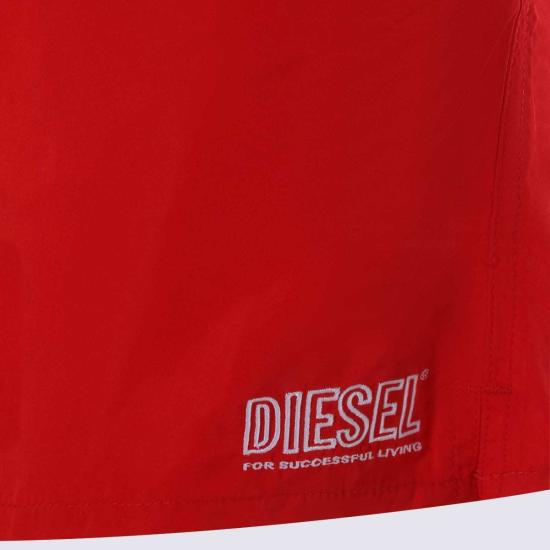  디젤 스윔팬츠 비치웨어 수영복 레드 - DIESEL
