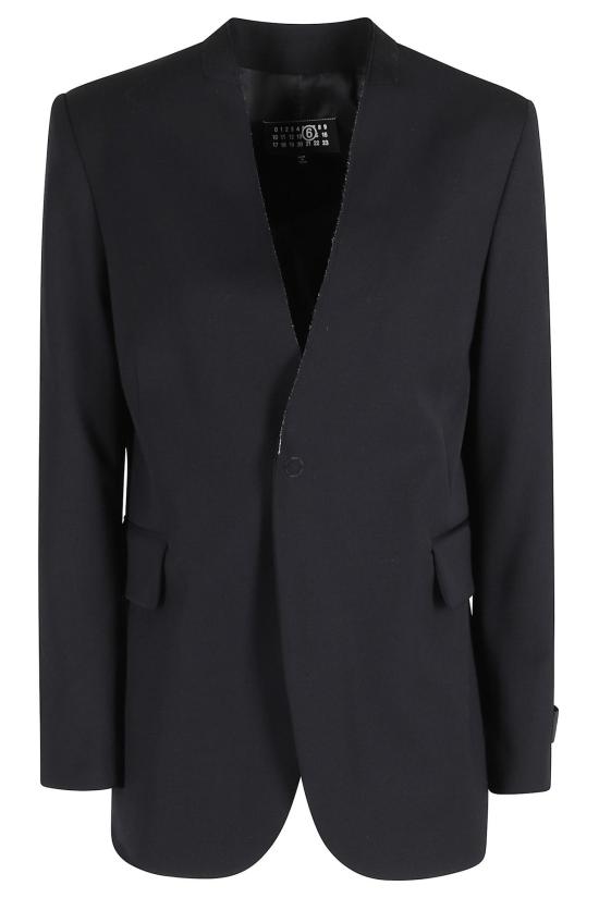  MM6 메종마르지엘라 수트 자켓 Mm6 메종 마르지엘라 재킷 블레이저 블랙