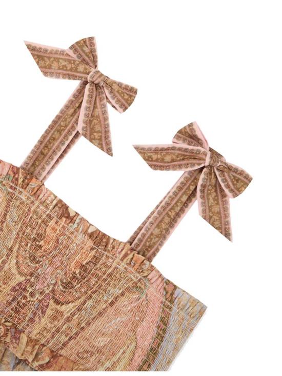  [키즈] 짐머만 원피스 어웨이큰 키즈 드레스 멀티컬러 - ZIMMERMANN