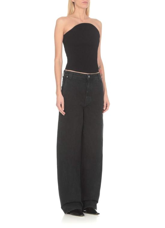  케이트 데님 팬츠 Khaite Bacall Jean In Prescott Black - KHAITE