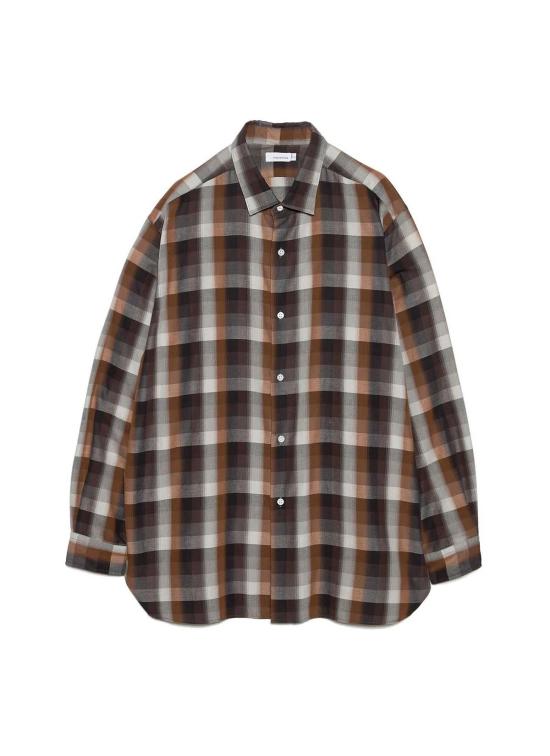  나나미카 긴팔 셔츠 레귤러 칼라 윈드 셔츠