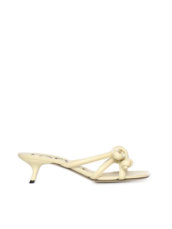  로에베 샌들 램스킨 플라멩코 노트  버터