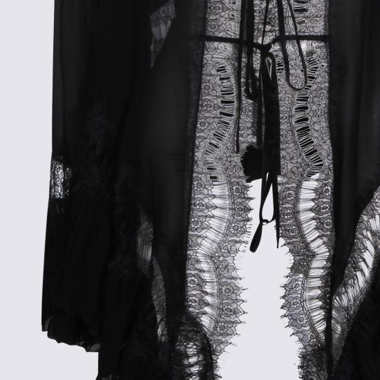  블루마린 블라우스 비스코스 셔츠 블랙 - BLUMARINE