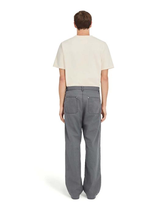  MM6 메종마르지엘라 스트레이트 팬츠 Mm6 메종 마르지엘라 워시드 코튼 워크웨어 팬츠 앤트러사이트 - MM6 MAISON MARGIELA