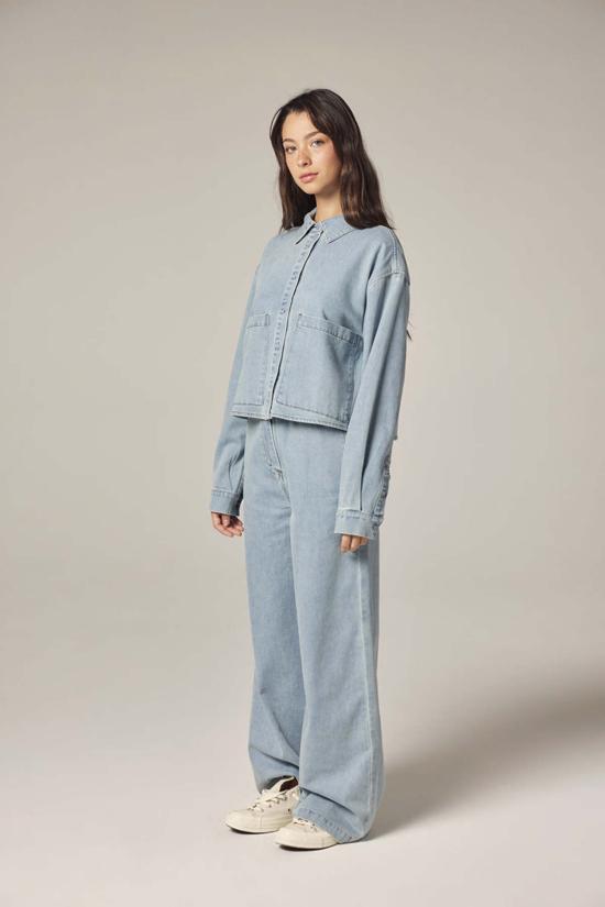  amente 데님 자켓 아멘테 쇼트 데님 셔츠 데님 - OTHER BRANDS