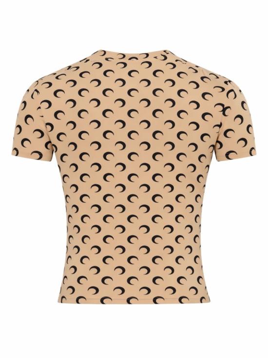  마린세르 반팔 티셔츠 마린 세르 티셔츠 문탑 누드 - MARINE SERRE