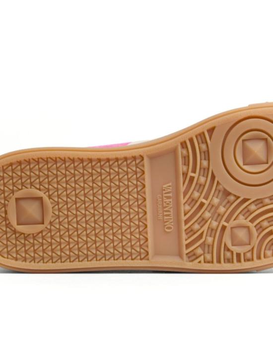  발렌티노 가라바니 스니커즈 업빌리지 가죽  푸시아 - VALENTINO GARAVANI