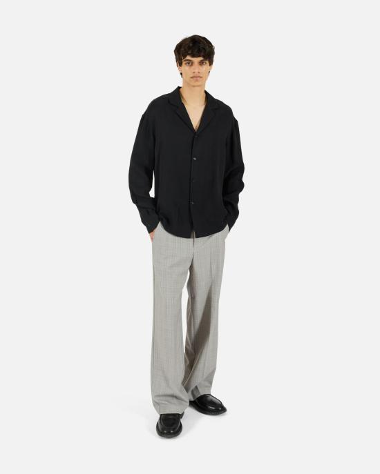  KROST 긴팔 셔츠 크로스트 캠프 셔츠 블랙 - KROST