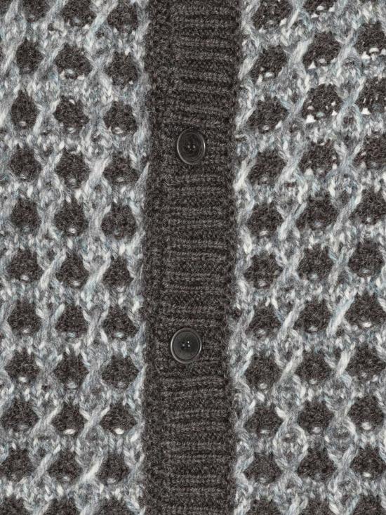  헨릭 빕스코브 가디건 Henrik Vibskov 김치 카디건 브라운 파티 버블 - HENRIK VIBSKOV