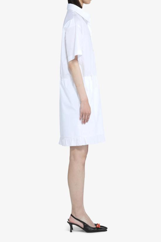  누메로벤투노 숏 원피스 21번 반팔 포플린 드레스 (화이트) - N°21