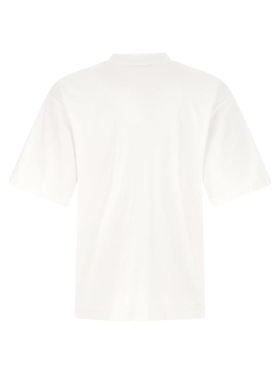  마르니 반팔 티셔츠 로고 티셔츠 화이트 - MARNI