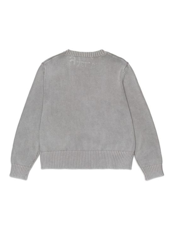  [키즈] MM6 메종마르지엘라 풀오버 메종 마르지엘라 로고 스웨트셔츠 (크리스마스 사이즈 Mm6, 브라운) - MM6 MAISON MARGIELA