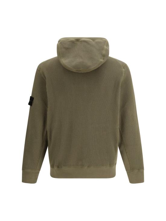 26SS 스톤 아일랜드 후드 티셔츠 L1S156100058S0044V005G MILITARY GREEN DOM - STONE ISLAND