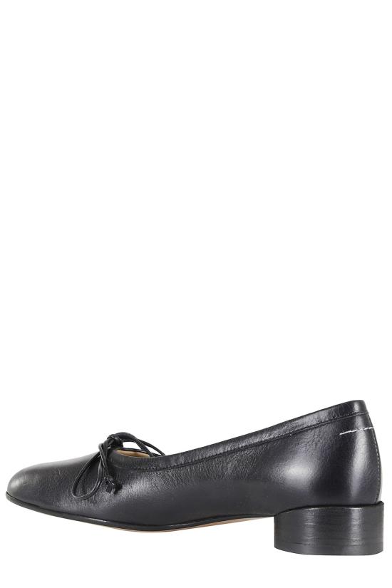  MM6 메종마르지엘라 플랫 슈즈 Mm6 메종 마르지엘라 발레 슈즈 플랫 블랙 - MM6 MAISON MARGIELA