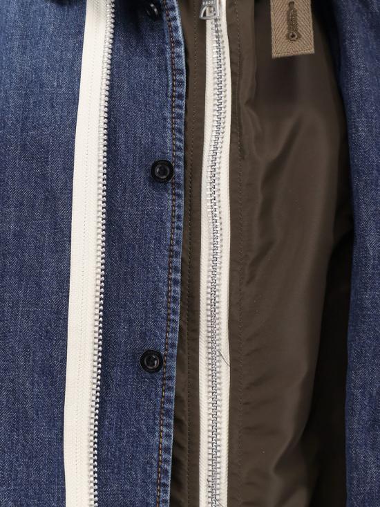  사카이 데님 자켓 데님 재킷 (나일론 인서트 포함) 블루 - SACAI