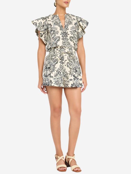  울라 존슨 블라우스 세베린 플러터 슬리브 탑 - ULLA JOHNSON