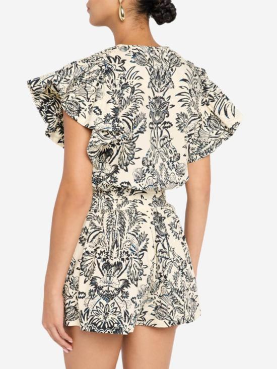  울라 존슨 블라우스 세베린 플러터 슬리브 탑 - ULLA JOHNSON