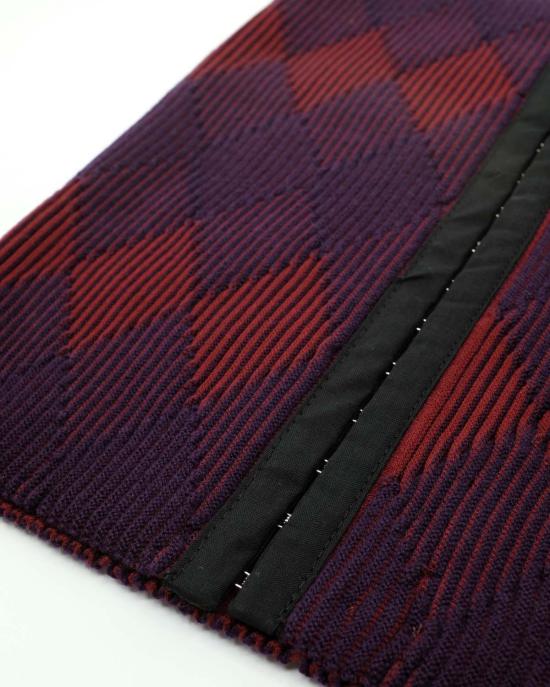  드리스 반 노튼 패브릭 벨트 Dries Van Noten 보르도 망고 허리밴드 - DRIES VAN NOTEN