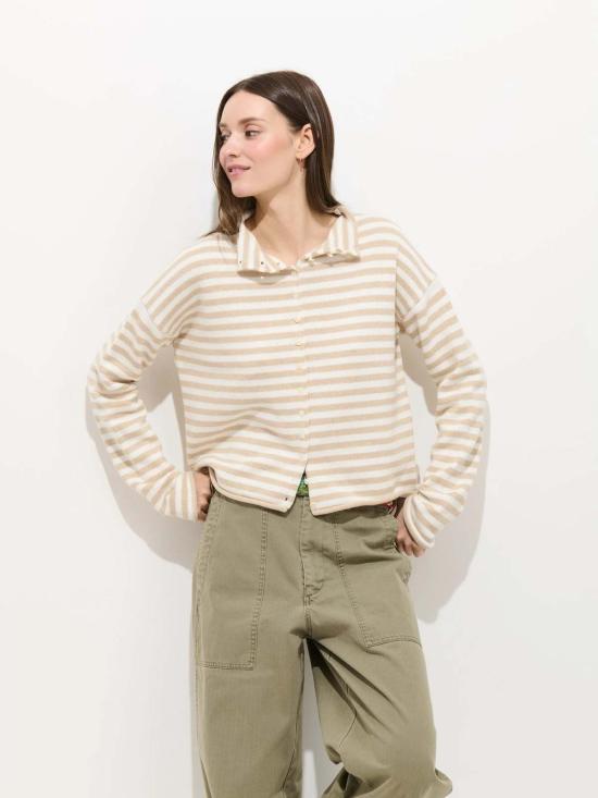  알렉스 밀 가디건 테일러 스트라이프 - ALEX MILL