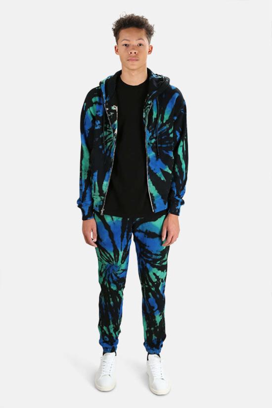  코튼 시티즌 트레이닝/조거 팬츠 브롱크스 스웨트팬츠 블루/그린 프리즘 - COTTON CITIZEN