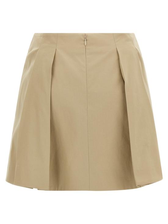  발망 숏 스커트 체인 스커트 베이지 - BALMAIN
