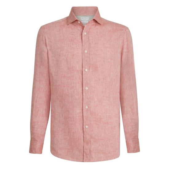  브루넬로 쿠치넬리 긴팔 셔츠 Brunello Cucinelli 셔츠 레드