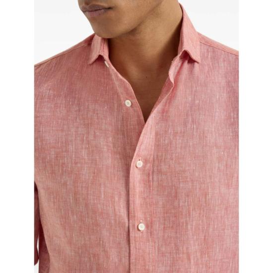  브루넬로 쿠치넬리 긴팔 셔츠 Brunello Cucinelli 셔츠 레드 - BRUNELLO CUCINELLI