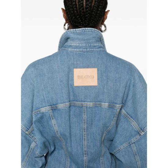  디 아티코 롱 원피스 아티코 드레스 블루 - THE ATTICO