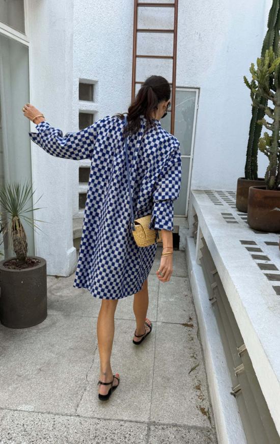  Two 튜닉 두 개의 체크무늬 이캇 - OTHER BRANDS