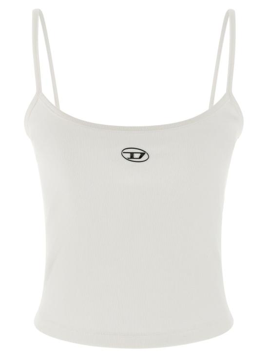  디젤 블라우스 T 후피 오드 탑 화이트