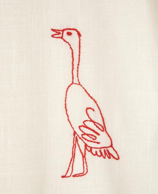  보보쇼즈 블라우스 Bobo가 선택한 자수 타이  탑 - BOBO CHOSES