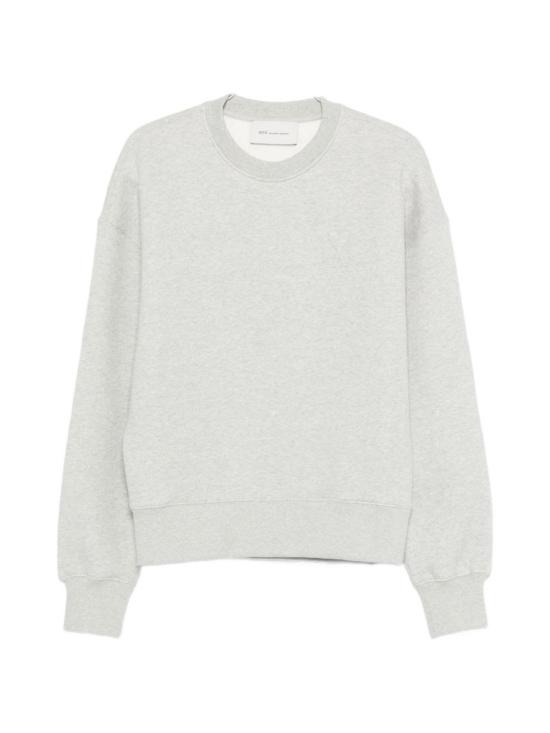  아미 긴팔 티셔츠 Ami Alexandre Mattiussi Ami De Coeur 코튼 스웨트셔츠 그레이