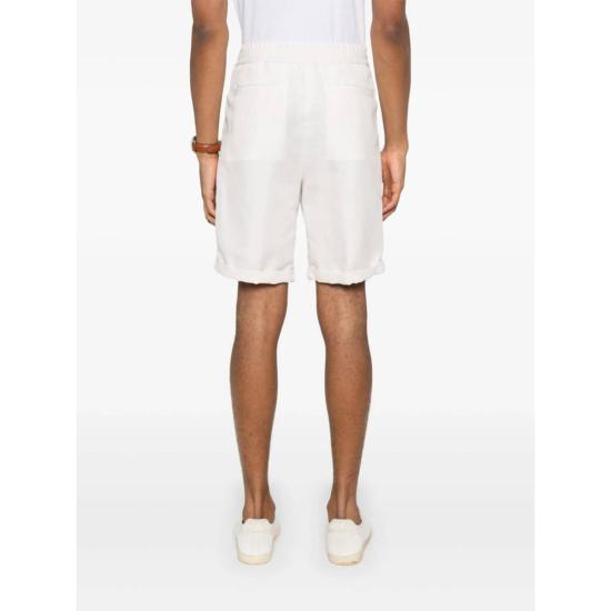  브루넬로 쿠치넬리 숏팬츠 화이트 반바지 - BRUNELLO CUCINELLI